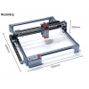 Atomstack Laser A5 CNC Gravírka 4040 Wifi Laserový Gravírovací Stroj Ploter až 6W True Power