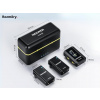 Neewer Bezdrátový Klopový Mikrofon s Nabíjecím Boxem 200m CM28, Potlačení Šumu, 4GB úložiště na 9hod Kompatibilní iPhone/Android/PC/DSLR