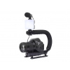Grip Stabilizátor Držák na Kameru, Mikrofon, Světlo, Telefon, Dálková Spouť Smartphone Video Vlog Set Kit Live Stream