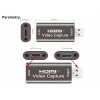 4K Video Grabber Capture HDMI Karta pro Záznam Zvuku a Videa Živé Streamování Přepináč Kamery Do PC