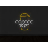 Neonový Nápis Neon LED Káva Čaj Bistro Kavárna (Vyrábíme i na Míru) (Varianta Žádná)