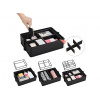 Velký Robustní Kufr na Příslušenství Kosmetický Box Beauty Vozík Flight Case 4v1