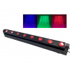 Otočný LED Bar Spider RGB Efekt DMX Beam Hlava Reflektor 8 x 15W