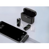 Mobilní Bezdrátový Klopový Mikrofonový Set s Nabíjecím Boxem Long Life Baterie a Potlačením Hluku (Varianta 2x mikrofon + přijímač USB-C)