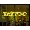 Neónový Nápis Neón LED Tattoo Studio Tetovací Salón (Vyrábame aj na Mieru)
