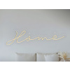 Neonový Nápis Neon LED Domácnost Home Domov (Vyrábíme i na Míru) (Varianta Žádná)