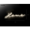 Neonový Nápis Neon LED Domácnost Home Domov (Vyrábíme i na Míru) (Varianta Žádná)