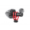 Boya MM1 Univerzální Shotgun Mikrofon Audio pro Kameru DSLR Cold Shoe Adaptér
