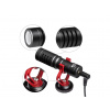 Boya MM1 Univerzální Shotgun Mikrofon Audio pro Kameru DSLR Cold Shoe Adaptér