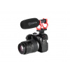 Boya BM-2040 Profesionální Všesměrový Externí Shotgun Mikrofon Audio pro Kameru DSLR Cold Shoe Adaptér Vlog Video Youtube Rozhovor