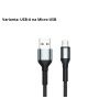 Nabíjecí a Datový Kabel pro Přenos Dat 3A Fast Charging Nylon Výběr Variant (Varianta USB-A na USB-C)