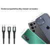 Nabíjecí a Datový Kabel pro Přenos Dat 3A Fast Charging Nylon Výběr Variant