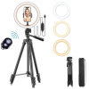 Kruhové Foto Svetlo Fotografický Kruh 26cm Selfie Light Photo Video YouTube Ring + Diaľ. ovl.+ Statív