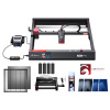 Profesionální Sada All Inclusive Pro Gravirování Kompletní Set Gravírovací Stroj CNC AlgoLaser Alpha MK2 22W s Přislušenstvím pro Gravirování Skla a Vyřezavání