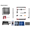 Profesionálna Sada All Inclusive Pre Gravirovanie Kompletný Set Gravírovací Stroj CNC AlgoLaser Alpha MK2 22W s Príslušenstvom pre Gravirovanie Skla a Vyrezávanie