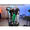 Sklenený Infinite Fotospin 360° Foto Video Párty Fotokútik Otočná Platforma Stojan Fotobudka na Videozáznam Photo Booth