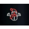 Neónový Nápis Neon LED Snehuliak Snowman Vianočné Zimné Dekorácie Vianoce (Vyrábame aj na Mieru)