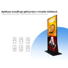 Velkoplošný Reklamní Digitální Banner Obrazovka Displej Digiposter Infokiosek Totem Výběr Variant (Velikost 75")