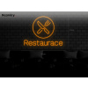 Neonový Nápis Neon LED Restaurace (Vyrábíme i na Míru) (Varianta Žádná)