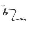 Super Magic Arm 80cm Univerzálny Kĺbový Flexibilný Držiak Rameno k Fotoaparátu Cold Shoe 1/4 Crab Clamp Svorka