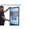 Transparentní OLED Průhledná Vitrína Výloha Expozice Obrazovka Smart Android Infokiosek