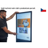 Obojstranný Reklamné Digitálny Banner Double Side Obrazovka Smart Dotykový Displej Android Digiposter Infokiosiek Totem Čierny Výber Varianta
