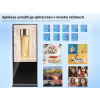 Oboustranný Reklamní Digitální Banner Double Side Obrazovka Smart Dotykový Displej Android Digiposter Infokiosek Totem Černý Výběr Variant