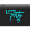 Neonový LED Nápis Neon Let's Party (Vyrábíme i na Míru)