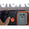 Telesin Vodeodolný Case Rukoväť na Mobily CapGrip Podvodné Zábery 20m na Cesty Tripod se Spúšťi