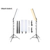 Set 2x Obří Výkonný Studiový LED Pásový Panel + Stativ 200cm