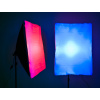RGB Farebná Foto Lampa Štúdio 2x LED Softbox Svetlo + 2x Statív + 2x Diaľkový Ovládač (9000lm)