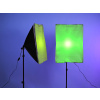 RGB Barevná Foto Lampa Studio 2x LED Softbox Světlo + 2x Stativ + 2x Dálkový Ovladač (9000lm)