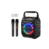 Mini Mikrofonový Karaoke Set 2 Mikrofony + Reproduktor se Zvukovou Kartou 25W na Eventy Konference a Party