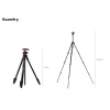 Neewer Kompaktný Vysúvací Statív Tripod Panormatická Fluidná Hlava Makro Foto 169cm