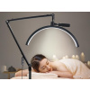 Velká Pojizdná Studiová Kosmetická Pásová Beauty LED Lampa 36W Half Moon Výběr Barev (Barva Černá)