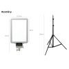 Celoplošný Regulovatelný Studiový LED Panel 19" + Stativ 200cm