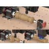 Rotační Nástavec Soustruh 4. osa 3D Zpracování Dřeva pro CNC Frézky Twotrees TTC450 / TTC6050
