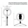 26cm průměr 10" -  Kruhové Foto Světlo Selfie Light Photo Video YouTube Ring & Stativ & Holder