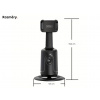 360° Stolný Automatický AI Self Trackovací Gimbal Statív Stojan Stabilizátor Video Vlog