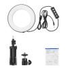 16 Cm Průměr 6" Kruhové Foto Světlo Selfie Light Video + Stativ 45 Cm