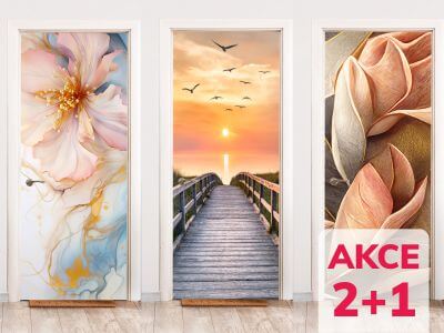 samolepící fototapeta na dveře