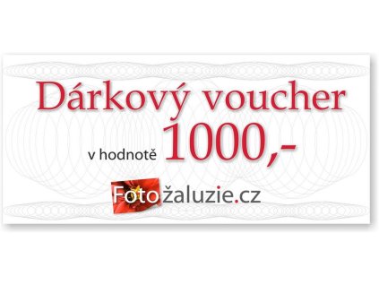 2326 darkovy voucher v hodnote 1000