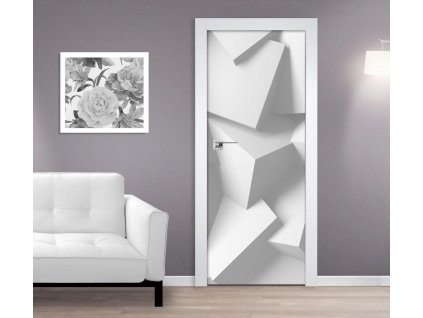 Samolepící fototapeta na dveře 3D Veliké kostky