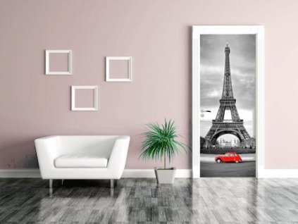 Samolepící fototapeta na dveře Paříž
