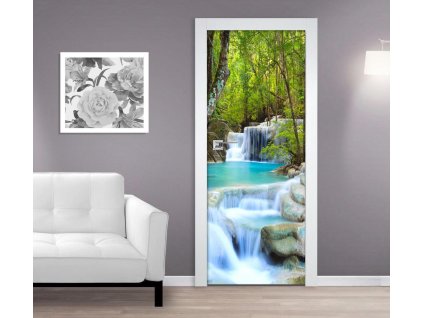 Samolepící fototapeta na dveře Vodopád