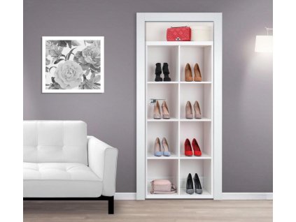 Samolepící fototapeta na dveře Botník