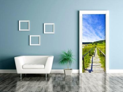 Samolepící fototapeta na dveře Cesta