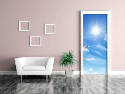 Samolepící fototapeta na dveře Nebe