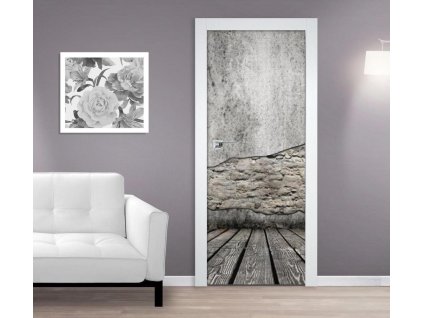 Samolepící fototapeta na dveře Stará stěna