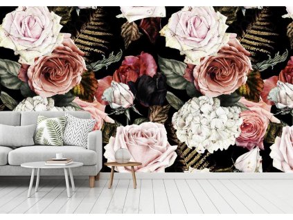 Fototapeta na zeď - Velké květy